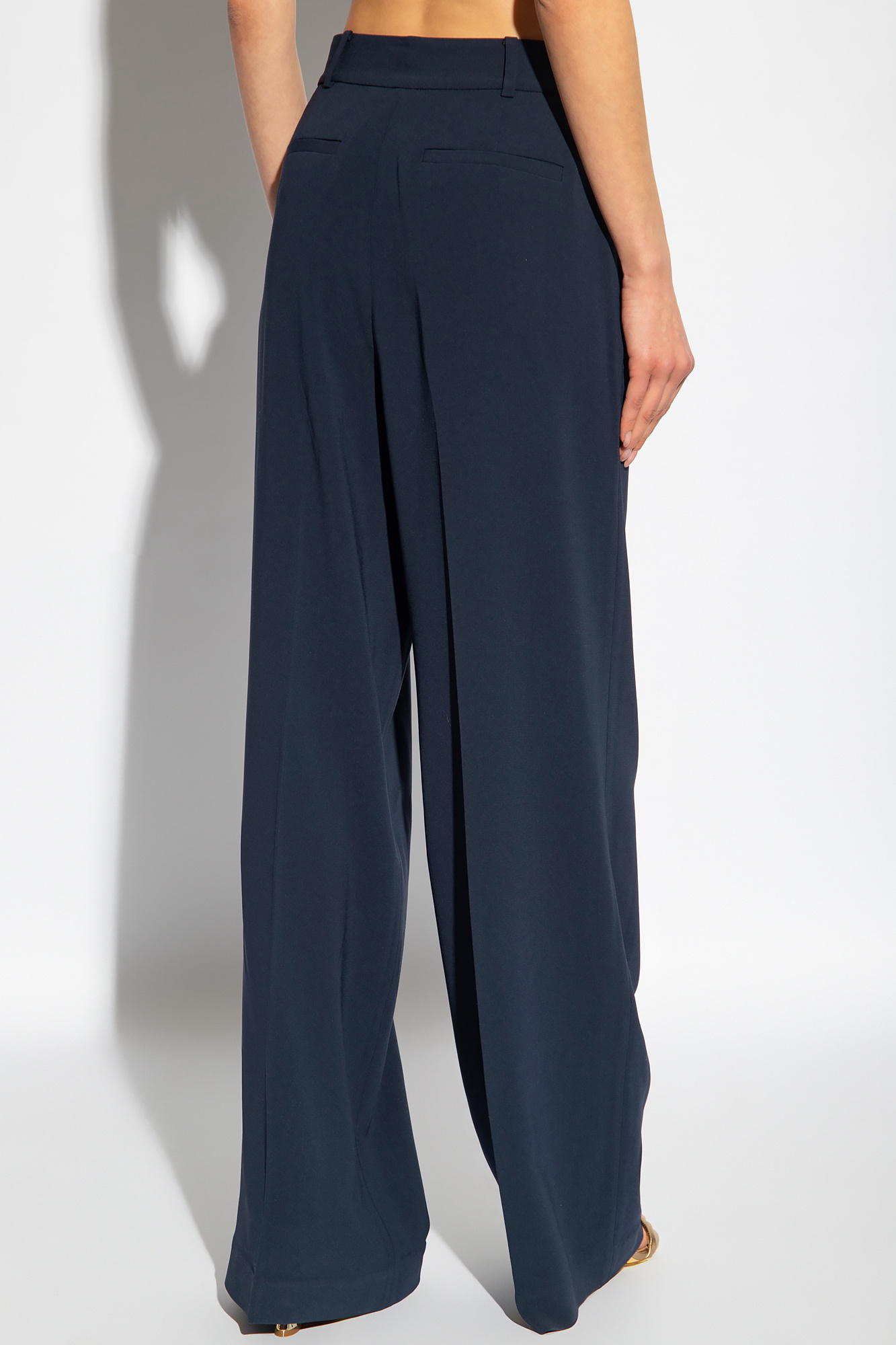 Navy blue High rise trousers Michael Michael Kors Vitkac GB